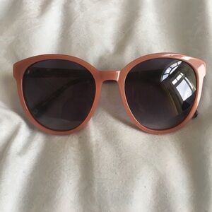 Anthropologie ETT: TWA sunglasses- pink and brown